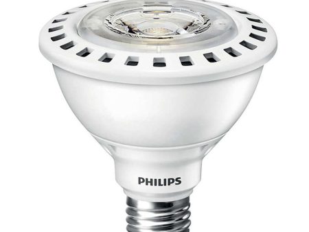 Philips 12W PAR30S LED 4000K Cool White Flood Single Optics Bulb For Discount