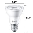 Philips PAR20 Dimmable LED - 6w 3000K Flood FL35 Bulb - 50w equiv. Supply