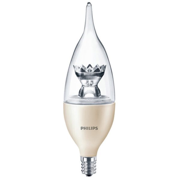 Philips Diamond Spark 4.5W BA13 LED 2700K Warm White E12 Dimmable Bulb Hot on Sale