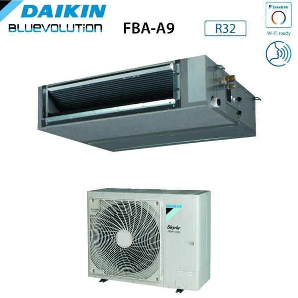 Climatizzatore Condizionatore Daikin Bluevolution Canalizzato Canalizzabile Media Prevalenza 48000 Btu FBA140A + RZAG140NV1 Monofase R-32 Wi-Fi Optional Classe A++ A+ For Sale