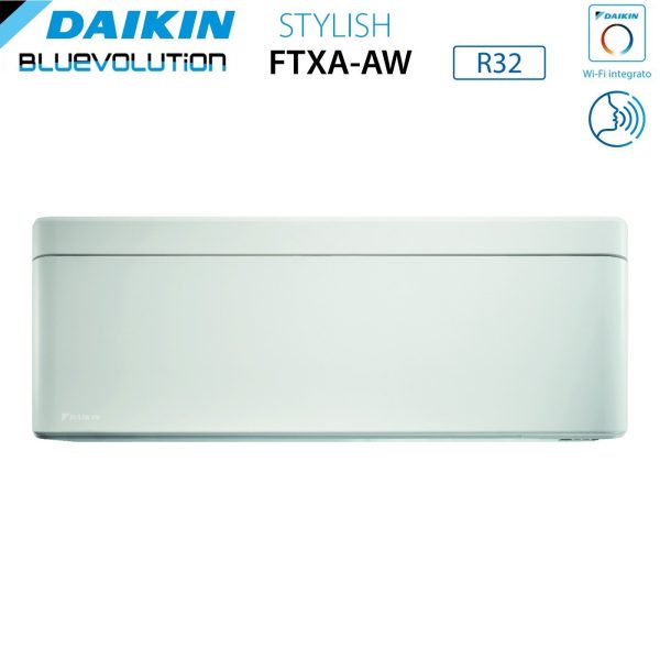 Climatizzatore Condizionatore Daikin Bluevolution Quadri Split Inverter serie STYLISH WHITE 5+5+5+15 con 4MXM80N R-32 Wi-Fi Integrato 5000+5000+5000+15000 Colore Bianco - Garanzia Italiana Online Sale