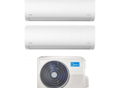 Climatizzatore Condizionatore Midea Dual Split Inverter serie XTREME 12+12 con M2OF-18HFN8-Q R-32 Wi-Fi Integrato 12000+12000 btu - Novità Sale