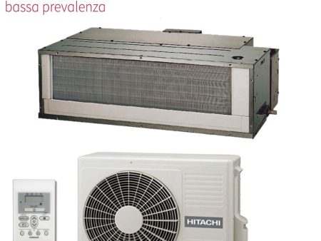 Climatizzatore Condizionatore Hitachi Inverter Canalizzato Bassa Prevalenza 18000 Btu RAD-50RPE R-32 Wi-Fi Optional con Comando a Parete - Novità Online Sale