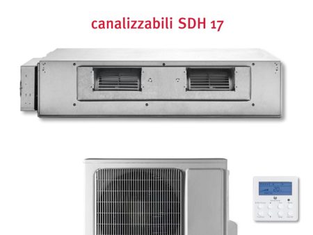 Climatizzatore Condizionatore Hermann Saunier Duval Canalizzato Canalizzabile Inverter 28000 SDH17-090 ND R-410 Classe A For Cheap