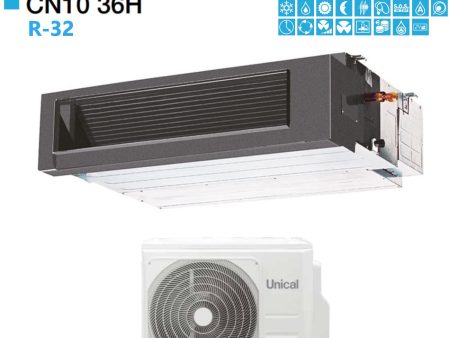 Climatizzatore Condizionatore Unical Canalizzabile 36000 Btu CN10 36H classe A++ A+ Gas R-32 Novità Discount