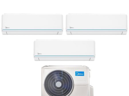 Climatizzatore Condizionatore Midea Trial Split Inverter serie EVOLUTION 9+9+18 con M3OF-27HFN8-Q R-32 Wi-Fi Optional 9000+9000+18000 Online now