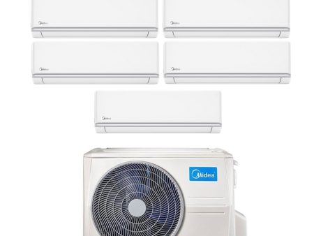 Climatizzatore Condizionatore Midea Penta Split Inverter serie ELEGANCE 9+9+9+9+12 con M5OE-42HFN8-Q R-32 Wi-Fi Optional 9000+9000+9000+9000+12000 Sale