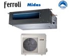 Climatizzatore Condizionatore Canalizzato Inverter Ferroli Serie Midas 18000 Btu 2C04920F R-32 Sale