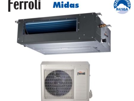 Climatizzatore Condizionatore Canalizzato Inverter Ferroli Serie Midas 18000 Btu 2C04920F R-32 Sale