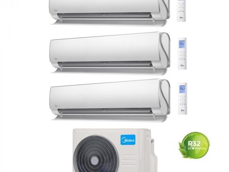 CLIMATIZZATORE CONDIZIONATORE MIDEA TRIAL SPLIT INVERTER serie ULTIMATE COMFORT 9+9+12 con M3O-27FN8-Q R-32 Wi-Fi 9000+9000+12000 Hot on Sale