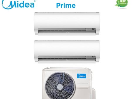 Climatizzatore Condizionatore Midea Dual Split Inverter serie PRIME 12+12 con M2OD-18HFN8-Q R-32 12000+12000 For Sale