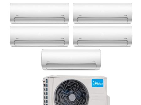 Climatizzatore Condizionatore Midea Penta Split Inverter serie MISSION PRO 9+9+12+12+12 con M5O-42FN8-Q R-32 Wi-Fi Optional 9000+9000+12000+12000+12000 - Novità Online