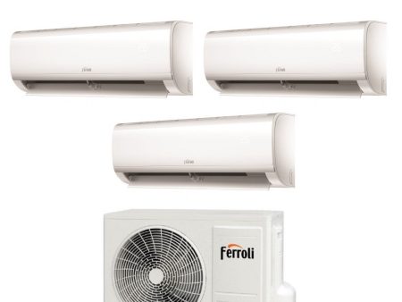 Climatizzatore Condizionatore Ferroli Trial Split Inverter Serie AMBRA M 7+9+12 con 27-3 R-32 Wi-Fi Integrato 7000+9000+12000 - Novità For Cheap