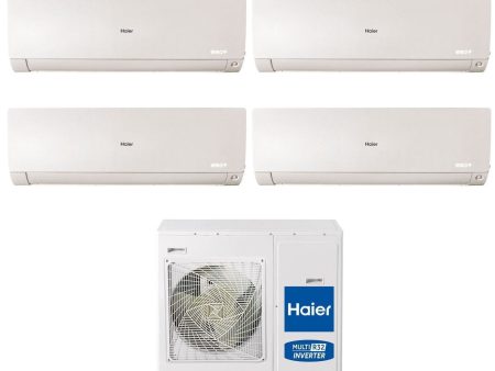 Climatizzatore Condizionatore Haier Quadri Split Inverter serie FLEXIS PLUS WHITE 9+9+12+15 con 4U85S2SR3FA R-32 Wi-Fi Integrato Colore Bianco 9000+9000+12000+15000 Hot on Sale