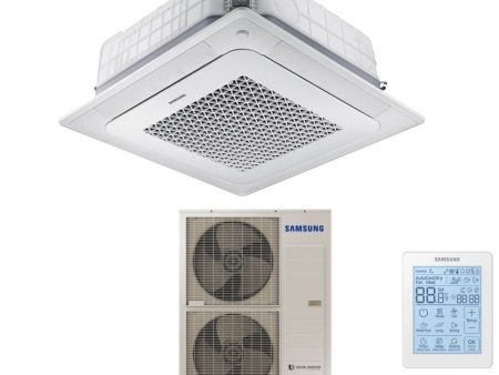 Climatizzatore Condizionatore Samsung Inverter Cassetta 4 Vie WindFree 48000 btu AC140NN4DKH Trifase con Telecomando Wireless e Pannello Incluso Online now