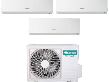 Climatizzatore condizionatore Hisense Trial Split Inverter Serie NEW COMFORT 9+9+9 con 3AMW62U4RFA R-32 Wi-Fi Optional 9000+9000+9000 - New Online Sale