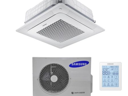 Climatizzatore Condizionatore Samsung Inverter Cassetta 4 Vie WindFree 36000 btu AC100NN4DKH Trifase con Telecomando Wireless e Pannello Incluso Cheap