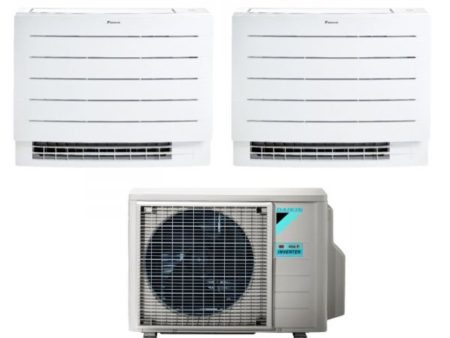 Climatizzatore Condizionatore Daikin a Pavimento Dual Split serie PERFERA FVXM-A 7+9 con 2MXM50A R-32 Wi-Fi Integrato 7000+9000 Con Telecomando ad Infrarossi Incluso Garanzia Italiana Supply