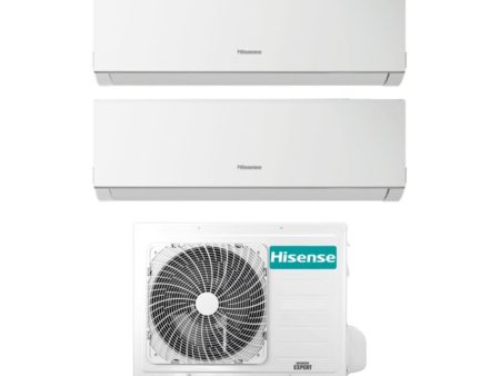 AREA OCCASIONI Climatizzatore Condizionatore Hisense Dual Split Inverter serie NEW COMFORT 9+9 con 2AMW35U4RRA R-32 Wi-Fi Optional 9000+9000 - Novità Discount