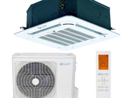 Climatizzatore Condizionatore a cassetta 950x950 Clivet Inverter serie BOX2 36000 btu Trifase IA3-XY 105T completo di griglia R-32 A++ A+ Wi-Fi Optional Online