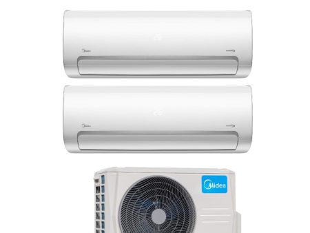 Climatizzatore Condizionatore Midea Dual Split Inverter serie MISSION PRO 12+12 con M3OF-27HFN8-Q R-32 Wi-Fi Optional 12000+12000 Online Hot Sale