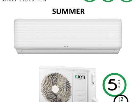 Climatizzatore Condizionatore Kukyr Inverter serie SUMMER 12000 Btu SUMMER12 R-32 Classe A++ A+ Sale