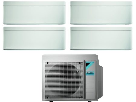 Climatizzatore Condizionatore Daikin Bluevolution Quadri Split Inverter serie STYLISH WHITE 5+5+5+15 con 4MXM80N R-32 Wi-Fi Integrato 5000+5000+5000+15000 Colore Bianco - Garanzia Italiana Online Sale