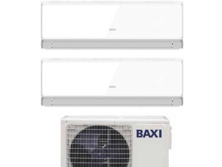 Climatizzatore Condizionatore Baxi Dual Split Inverter Serie HALO BIANCO 18+18 con LSGT70-3M R-32 Wi-Fi Integrato 18000+18000 Cheap