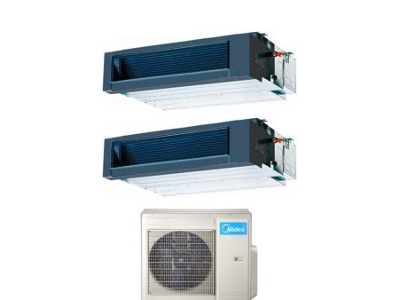 Climatizzatore Condizionatore Midea Canalizzato Canalizzabile Dual Split Inverter 18+18 con 4N-82K R-410 18000+18000 Cheap