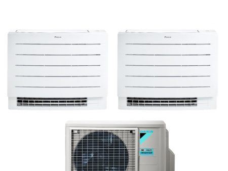 Climatizzatore Condizionatore Daikin a Pavimento Dual Split serie PERFERA FVXM-A 7+9 con 2MXM40A R-32 Wi-Fi Integrato 7000+9000 Con Telecomando ad Infrarossi Incluso Garanzia Italiana For Sale