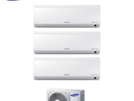 Climatizzatore Condizionatore Samsung Trial Split Inverter serie NEW STYLE PLUS 7+7+9 con AJ052MCJ R-410 7000+7000+9000 Online