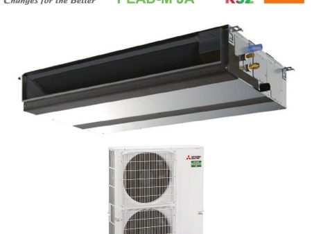 Climatizzatore Condizionatore Mitsubishi Electric Canalizzato Canalizzabile Inverter Media Prevalenza 48000 Btu PEAD-M140JA +  PUZ-M140YKA Trifase R-32 Wi-Fi Optional For Sale