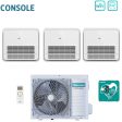 Climatizzatore Condizionatore Hisense Trial Split Console 9+9+12 con 3AMW72U4RJC R-32 Wi-Fi Optional Con Telecomando di Serie 9000+9000+12000 For Sale