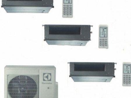 CLIMATIZZATORE CONDIZIONATORE ELECTROLUX CANALIZZABILE TRIAL 9+9+12 INVERTER EXU27JEWI DA 9000+9000+12000 BTU Hot on Sale