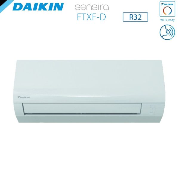 Climatizzatore Condizionatore Daikin Inverter serie ECOPLUS SENSIRA 9000 Btu FTXF25C D R-32 Wi-Fi Optional classe A++ Supply