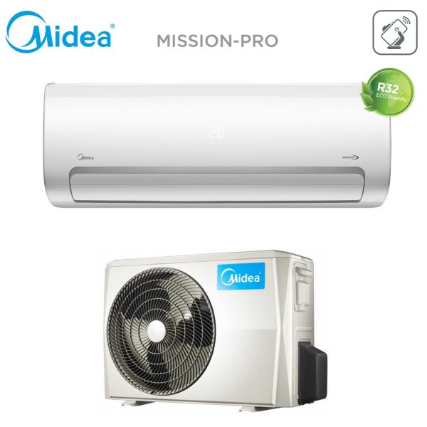 Climatizzatore Condizionatore Midea Inverter serie MISSION PRO 27 9000 Btu MSMBAU-09HRFN8 R-32 Wi-Fi Optional Cheap