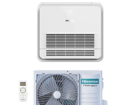 Climatizzatore Condizionatore Hisense Inverter Console serie SUPER 18000 Btu AKT52UR4RK8 + AUW52U4RS7 R-32 Wi-Fi Optional Classe A++ A+ con Telecomando di serie Incluso For Discount