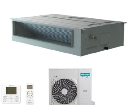 Climatizzatore Condizionatore Hisense Inverter Canalizzato Canalizzabile 42000 Btu AUD125UX4RHH5 R-32 Wi-Fi Optional con Telecomando di Serie e Cablato - Novità Online Hot Sale