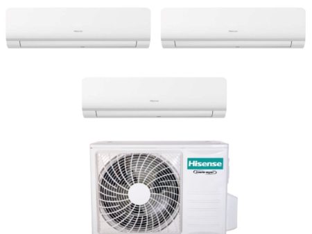 Climatizzatore Condizionatore Hisense Trial Split Inverter serie NEW ENERGY 7+9+18 con 3AMW72U4RFA R-32 Wi-Fi Integrato 7000+9000+18000 - Novità Sale