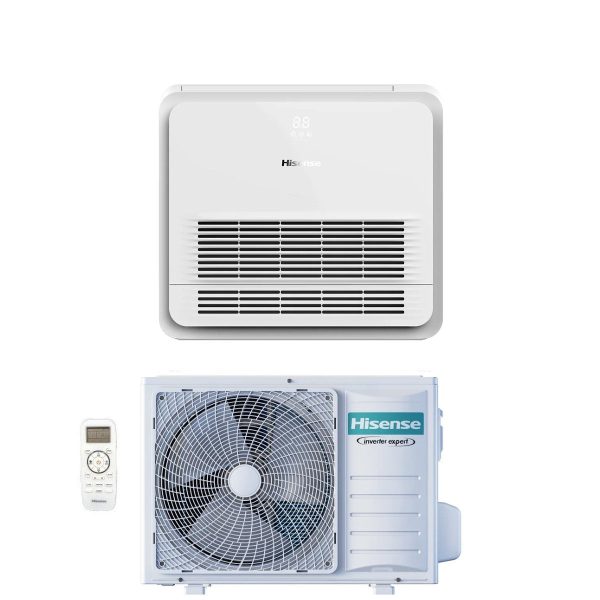 AREA OCCASIONI  Climatizzatore Condizionatore Hisense Inverter Console serie TURBO 12000 Btu AKT35UR4RK8 + AUW35U4RS8 R-32 Wi-Fi Optional Classe A++ A++ con Telecomando di serie Incluso on Sale