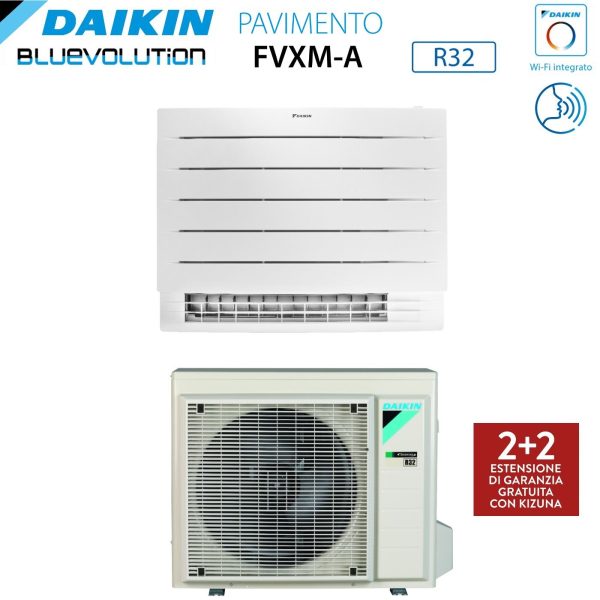 Climatizzatore Condizionatore Daikin Bluevolution Perfera a Pavimento 18000 BTU FVXM50A R-32 Wi-Fi Integrato Telecomando a Infrarossi Incluso Garanzia Italiana - Novità Sale