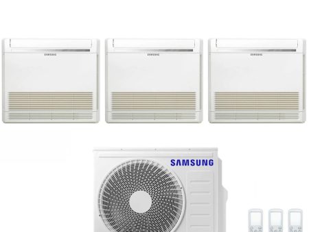 Climatizzatore Condizionatore Samsung Trial Split Inverter Console 9+9+9 con AJ052TXJ3KG EU R-32 9000+9000+9000 con Telecomando Incluso Discount