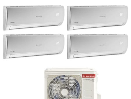 Climatizzatore Condizionatore Ariston Quadri Split Inverter serie ALYS 9+9+9+18 con QUAD 110 XD0C-O R-32 Wi-Fi Optional 9000+9000+9000+18000 For Cheap