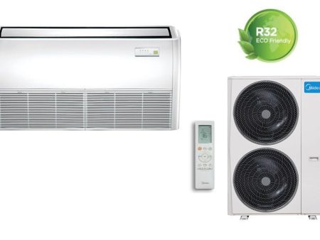 Climatizzatore Condizionatore Inverter Midea Soffitto Pavimento 48000 btu MUE-48HRFNX R-32 A++ completo di comando TRIFASE - NOVITA on Sale