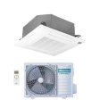 Climatizzatore Condizionatore Hisense Inverter a Cassetta serie TURBO 12000 Btu ACT35UR4RCC8 + AUW35U4RS8 R-32 Wi-Fi Optional Classe A++ A+ con Telecomando e Pannello Incluso For Sale