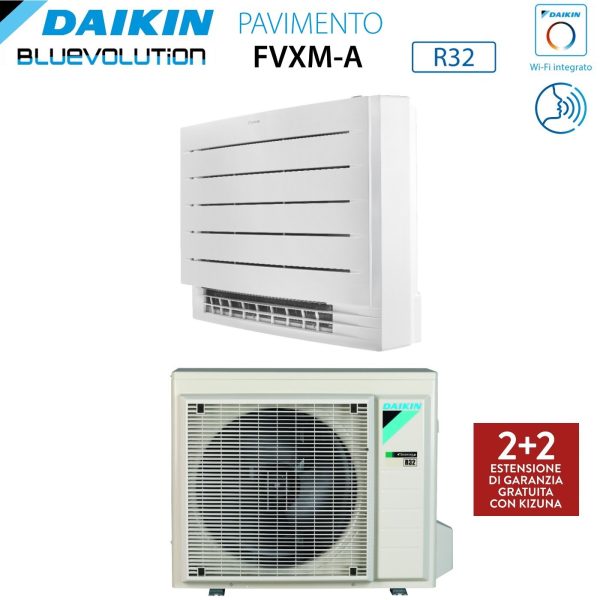 Climatizzatore Condizionatore Daikin Bluevolution Perfera a Pavimento 18000 BTU FVXM50A R-32 Wi-Fi Integrato Telecomando a Infrarossi Incluso Garanzia Italiana - Novità Sale