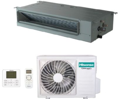 Climatizzatore Condizionatore Hisense Inverter Canalizzato Canalizzabile 12000 Btu ADT35UX4RBL4 R-32 Wi-Fi Optional con Telecomando di Serie e Cablato - Novità Supply