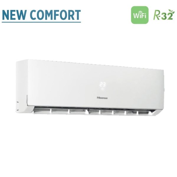 Climatizzatore Condizionatore Hisense Trial Split Inverter serie NEW COMFORT 5+9+12 con 3AMW62U4RFA R-32 Wi-Fi Optional 5000+9000+12000 Online Sale