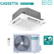 Climatizzatore Condizionatore Hisense Inverter a Cassetta serie TURBO 12000 Btu ACT35UR4RCC8 + AUW35U4RS8 R-32 Wi-Fi Optional Classe A++ A+ con Telecomando e Pannello Incluso For Sale