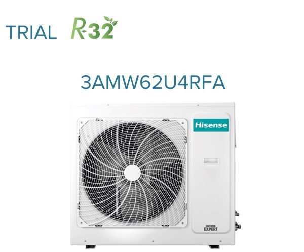 Climatizzatore Condizionatore Hisense Trial Split Inverter serie NEW COMFORT 5+9+12 con 3AMW62U4RFA R-32 Wi-Fi Optional 5000+9000+12000 Online Sale